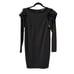 Pietro Brunelli Milano Flower Long Sleeve Maternity Dress Women XSmall Black NEW