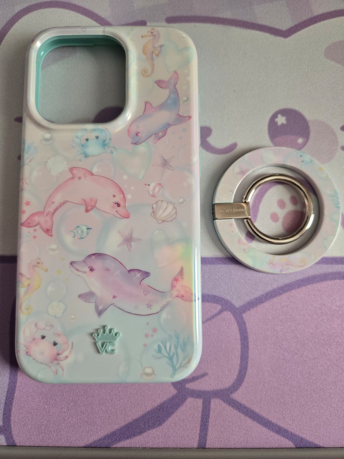 Velvet Caviar Aqua Angels iPhone 15 pro