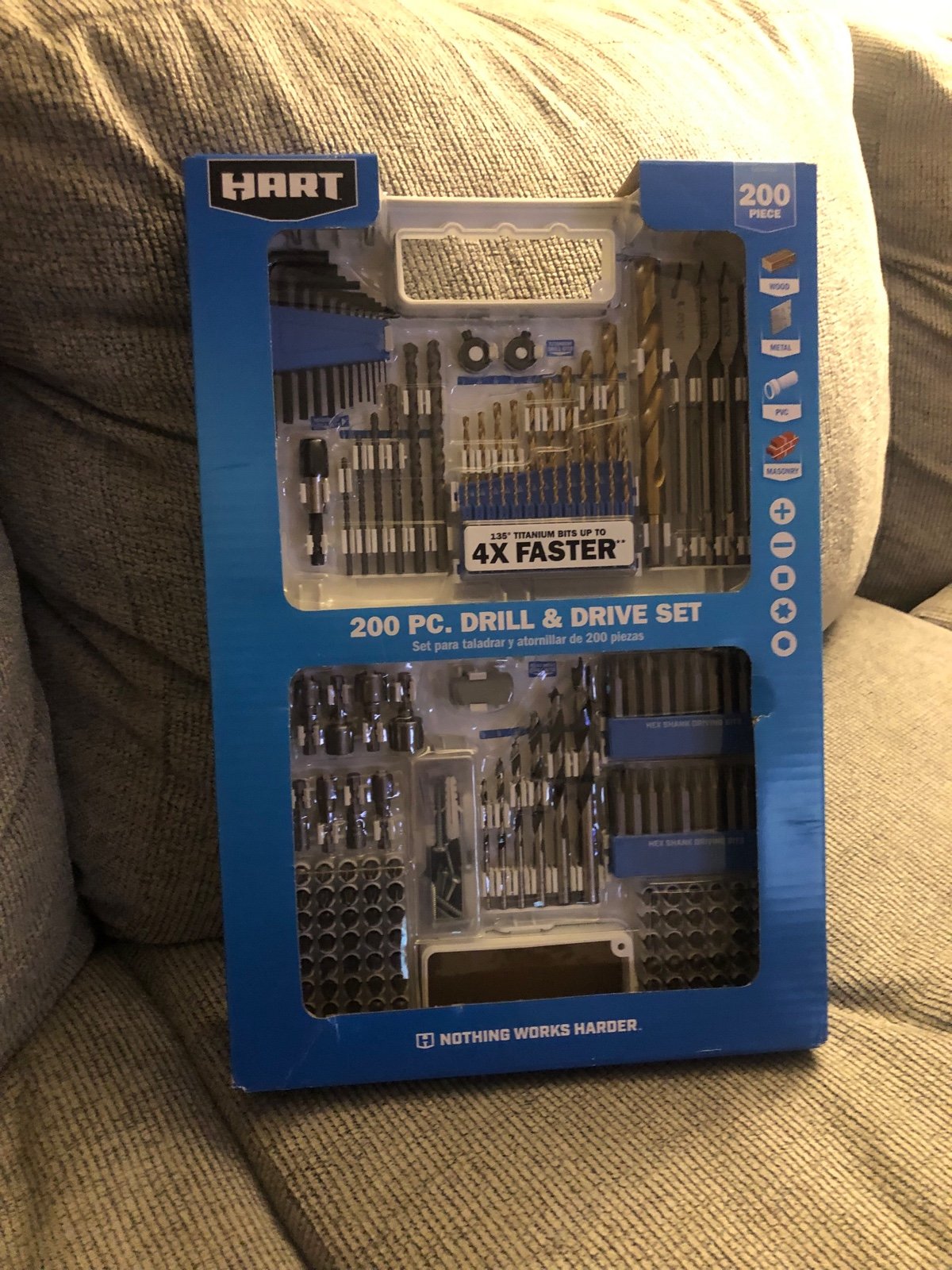 Hart 200 pc. Drill & Drive Set