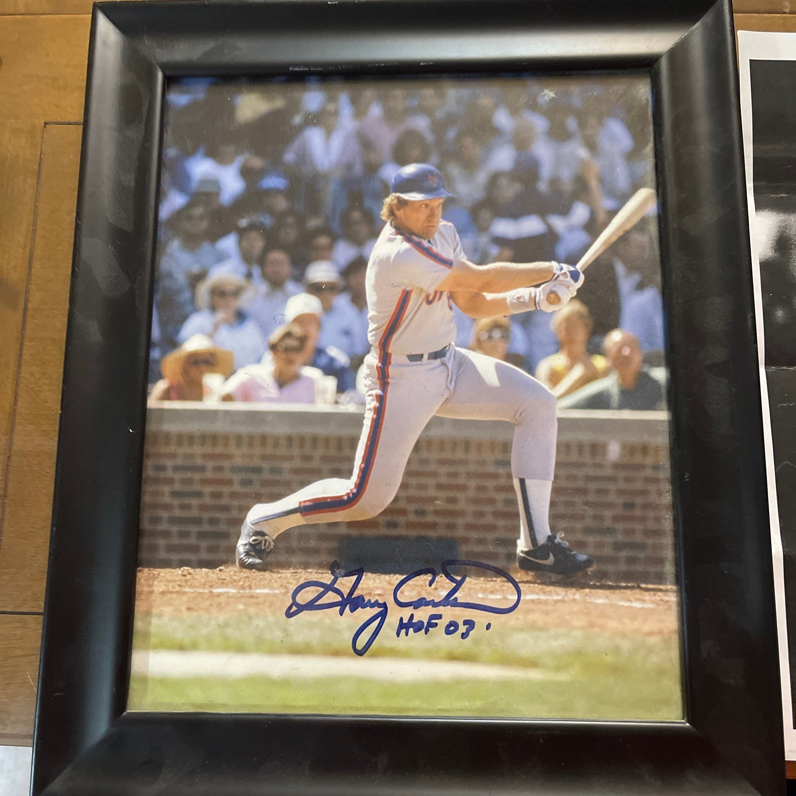 Gary Carter Mets Autograph
