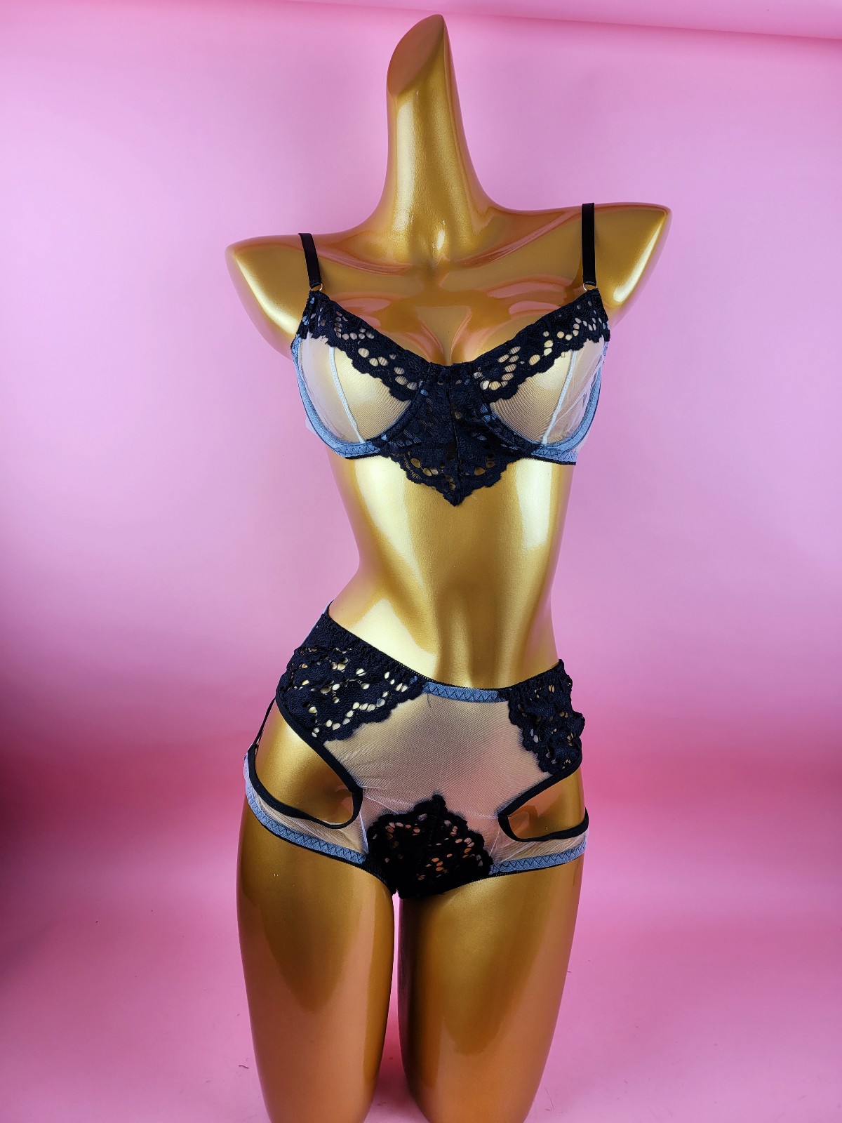 Mesh Lingerie Set
