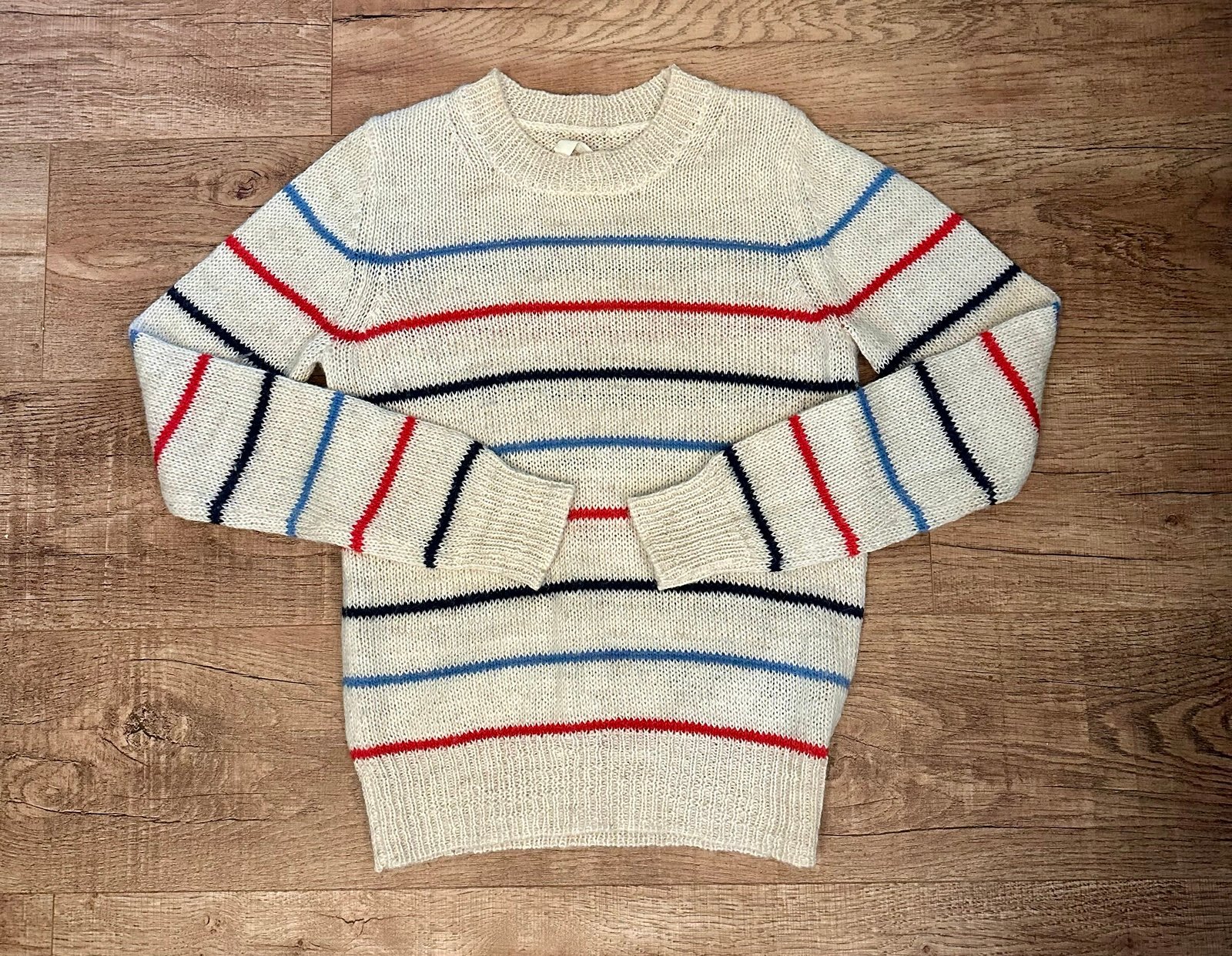 Isabel Marant Striped Alpaca & Wool Crewneck Sweater Size 34