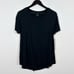 Natori Black Short Sleeve Pajama Top Size Small