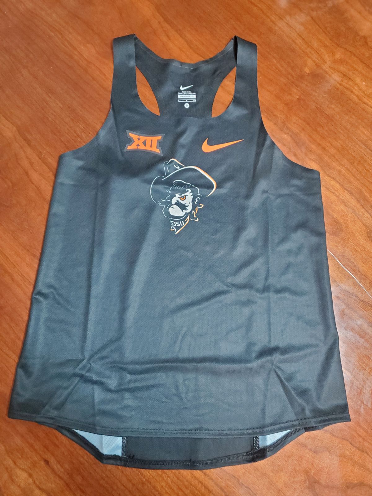 Nike Oklahoma State Womens Tracking Field Singlet Team Issue (Small)