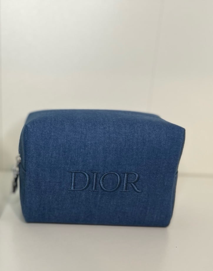 Dior DIOR beauty denim cosmetic pouch bag Limited Edition 2024