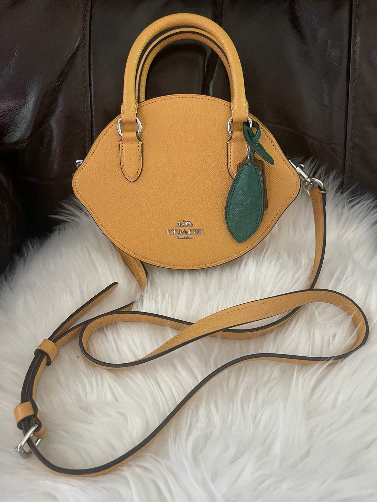 Coach Lemon Crossbody Bag mini shoulder CR251 SVRGJ NEW