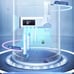 2 in 1 Automatic toothbrush sanitizer, holder, Automatic toothpaste dispenser ,w