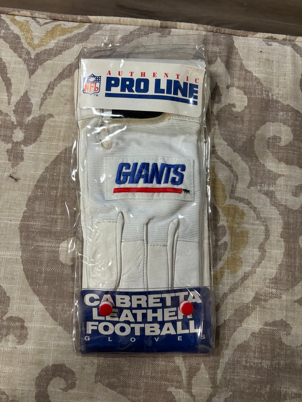 Leather football gloves