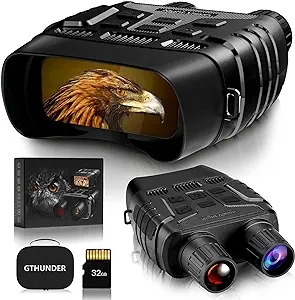 GTHUNDER Digital Night Vision Goggles Binoculars for Total Darkness #18962