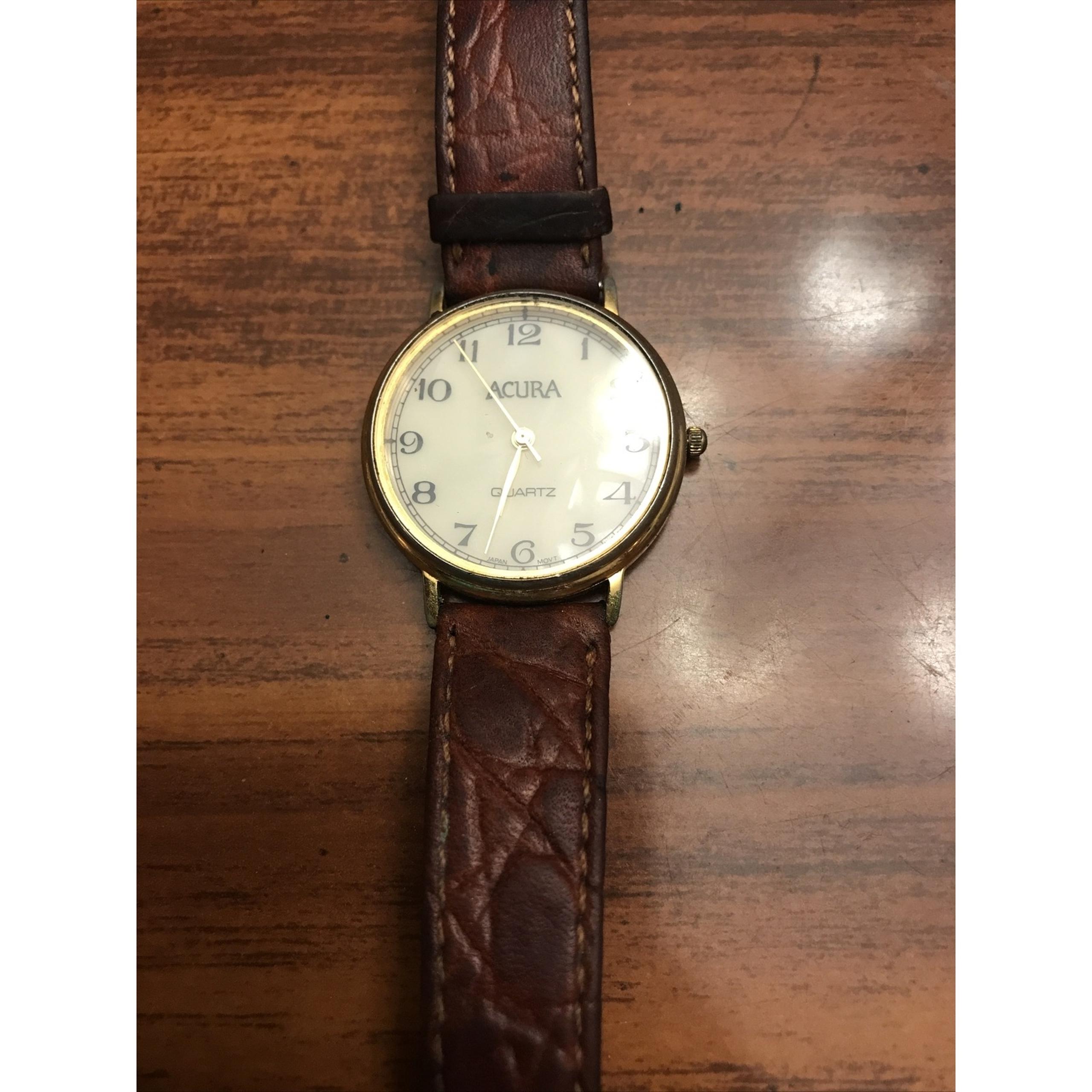 Acura Vintage Pearl Dial NHL Japan Movement Wrist watch