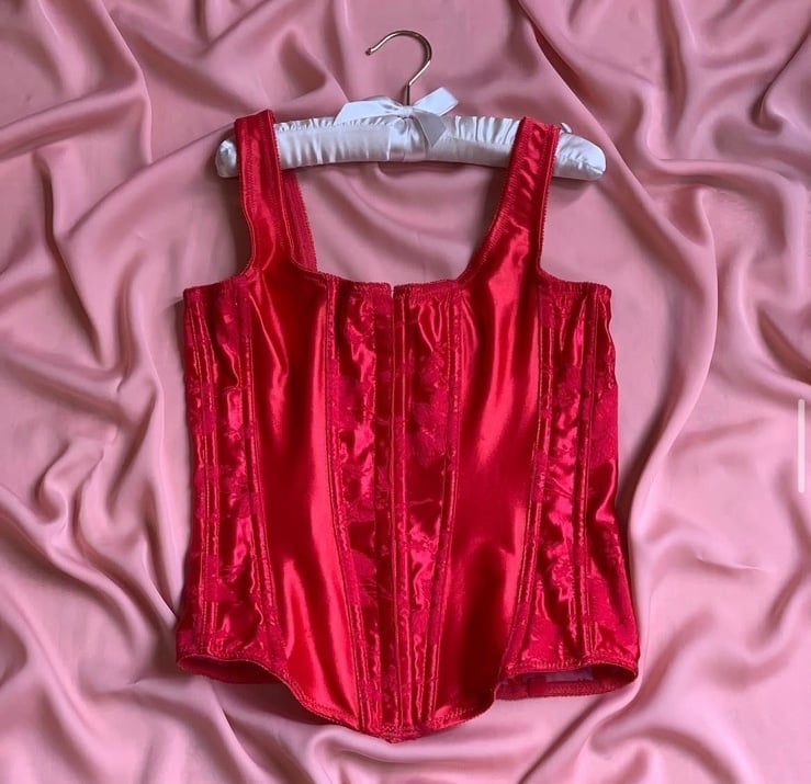 Red corset