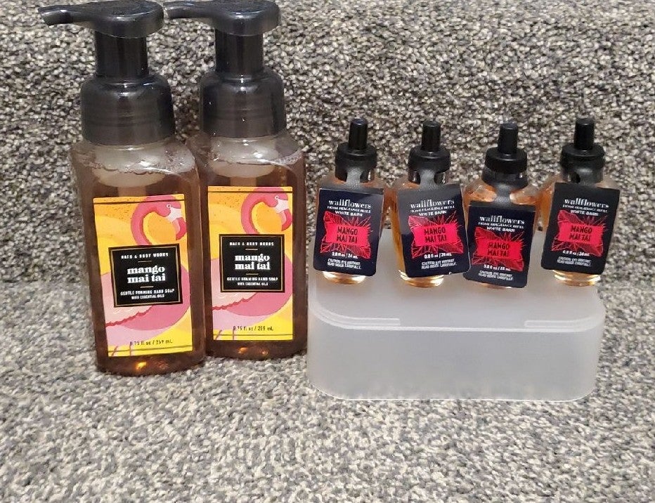 Mango mai tai wallflowers and soap