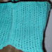 Handmade Crochet Teal Heart Bodice Halter Top