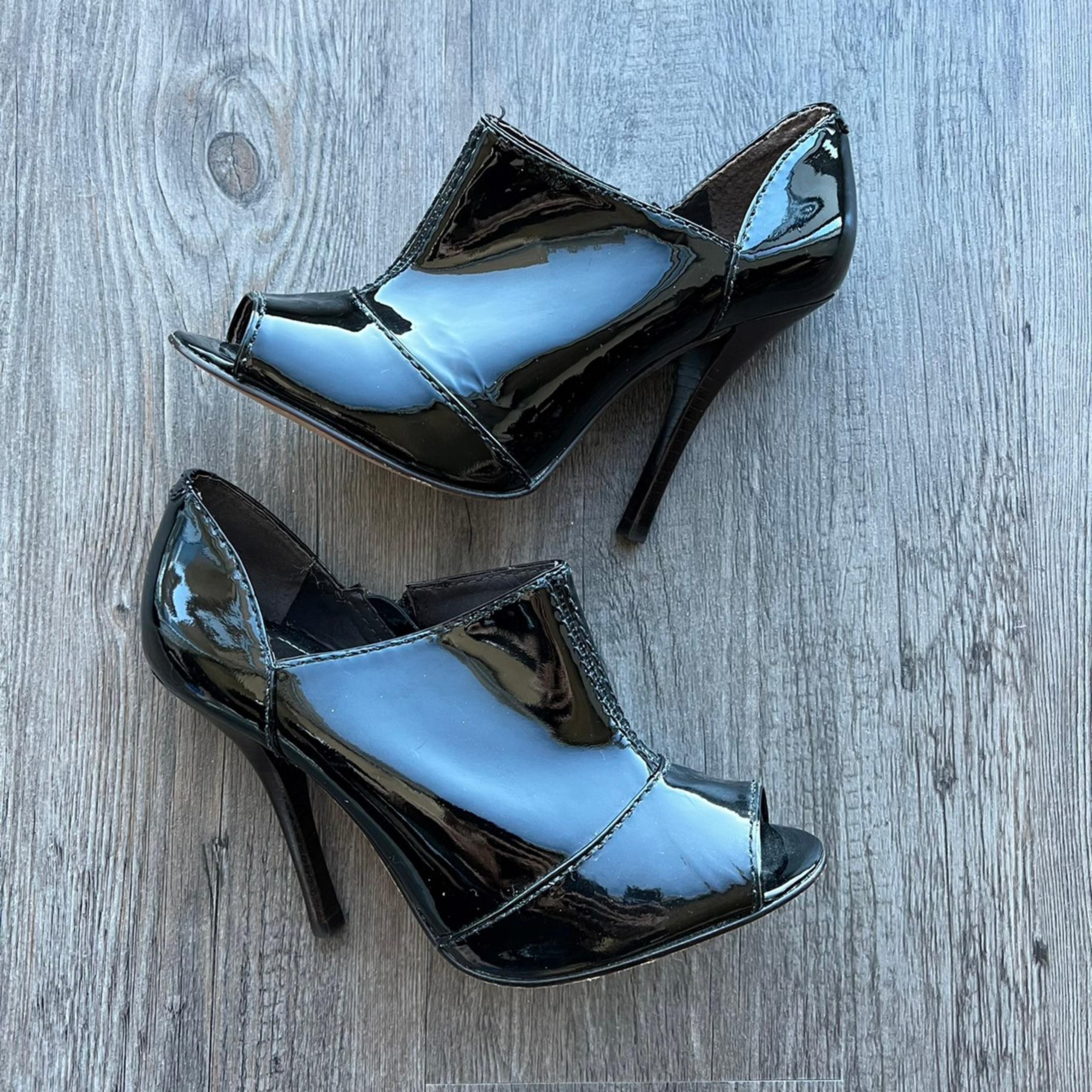 Kurt Geiger | Patent Leather Booties