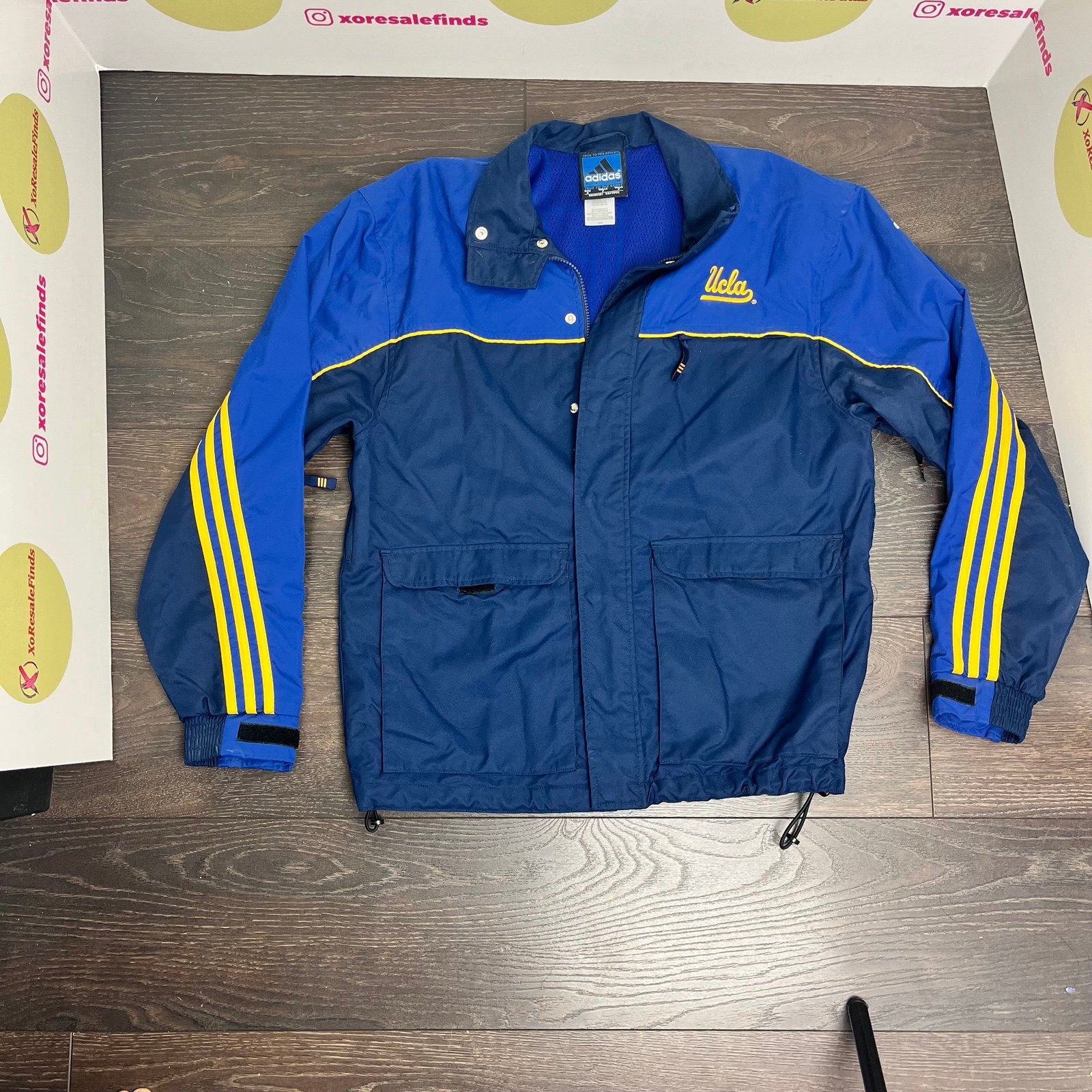 Vintage Adidas UCLA Athletic Jacket-Cap - 1980's - Used