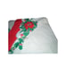 Vintage Sunweave Linen Corp Christmas Tablecloth Poinsettia 84 x 61
