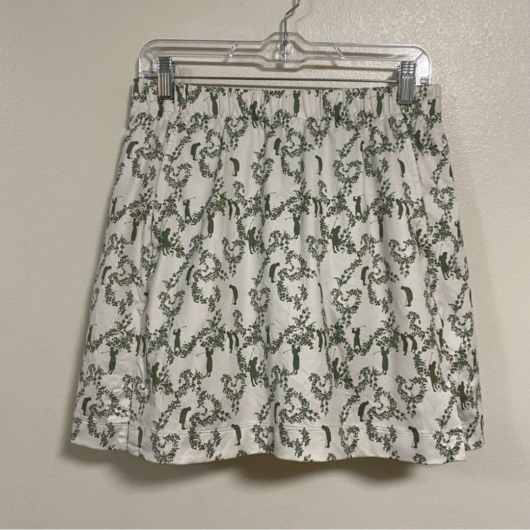 Nike Golf Nike fit dry Golf Skirt White Golfer print Size Medium