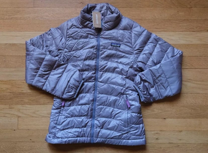 Patagonia Youth Girl Down Sweater Jacket Large Down