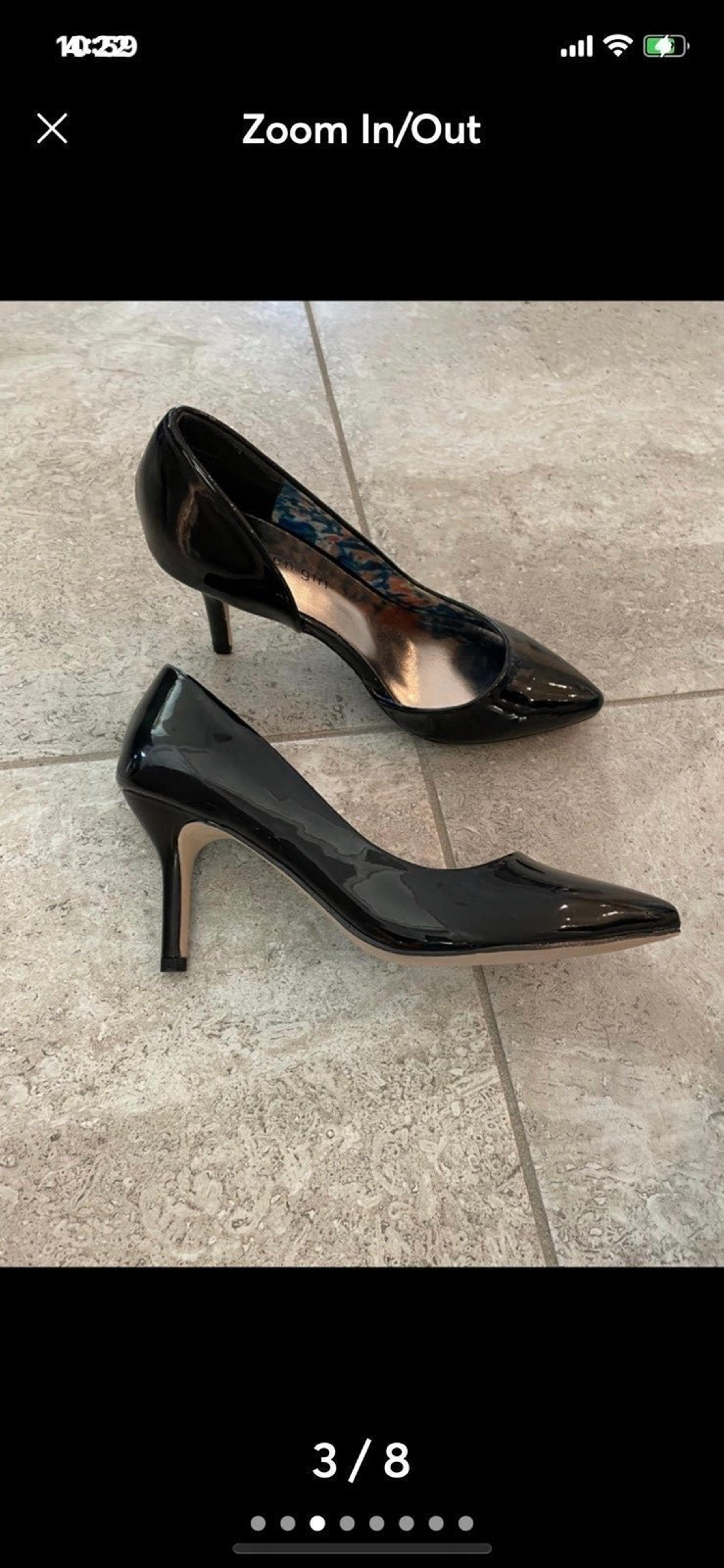 Madden Girl KopyKat black pumps, size 7.