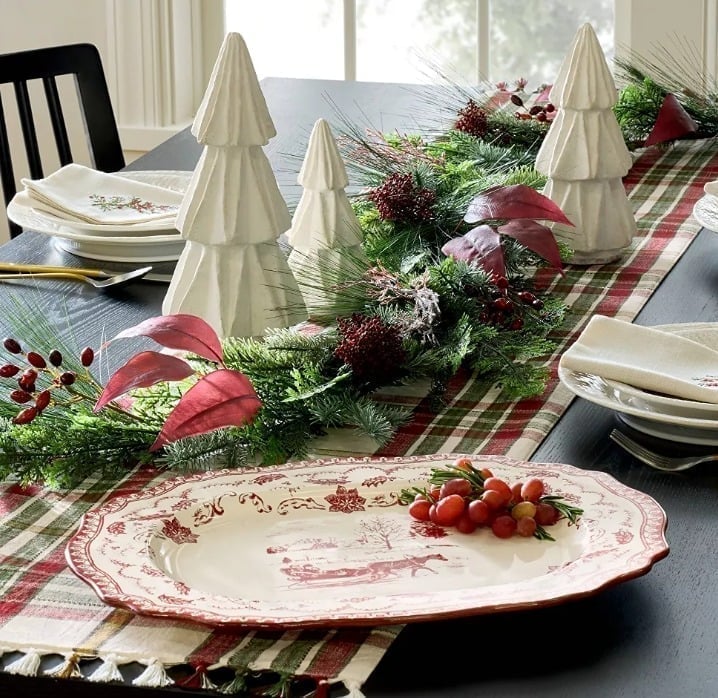 Stoneware Oval Serving Platter - Threshold designed with Studio McGee