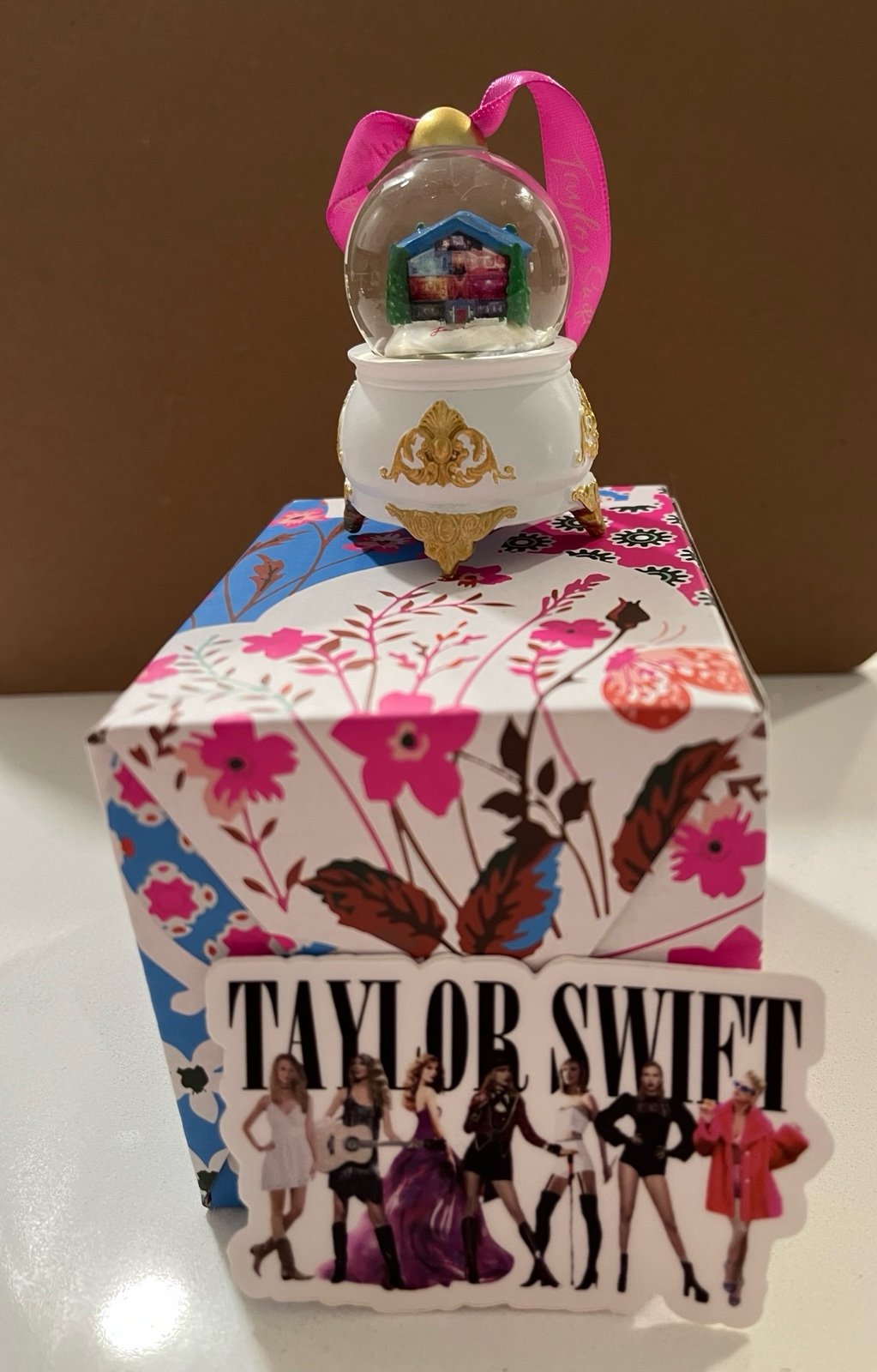 Taylor Swift Lover House Snow Globe Ornament