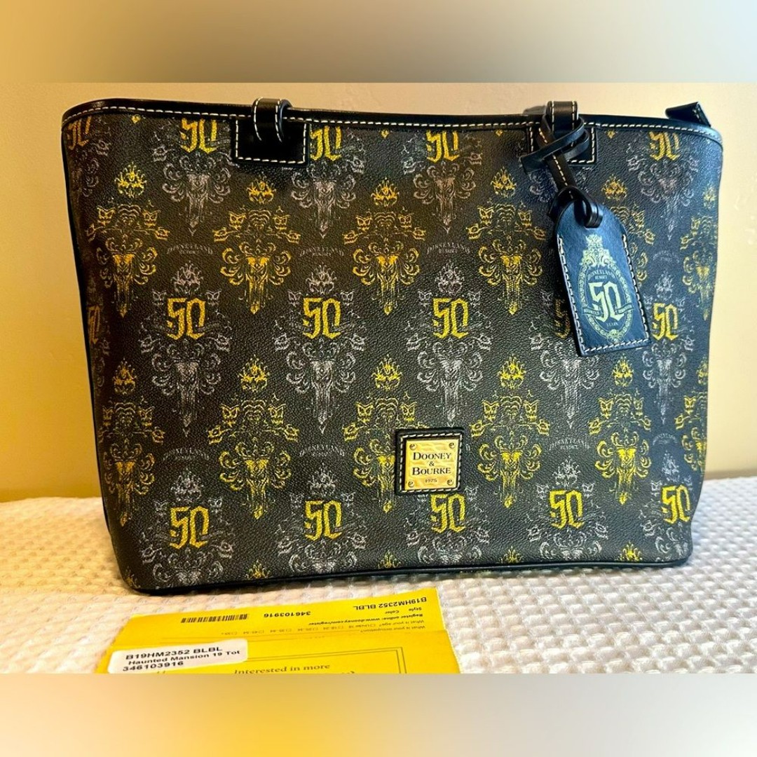 Dooney and Bourke Disney Haunted Mansion’s 50th Anniversary Tote Bag