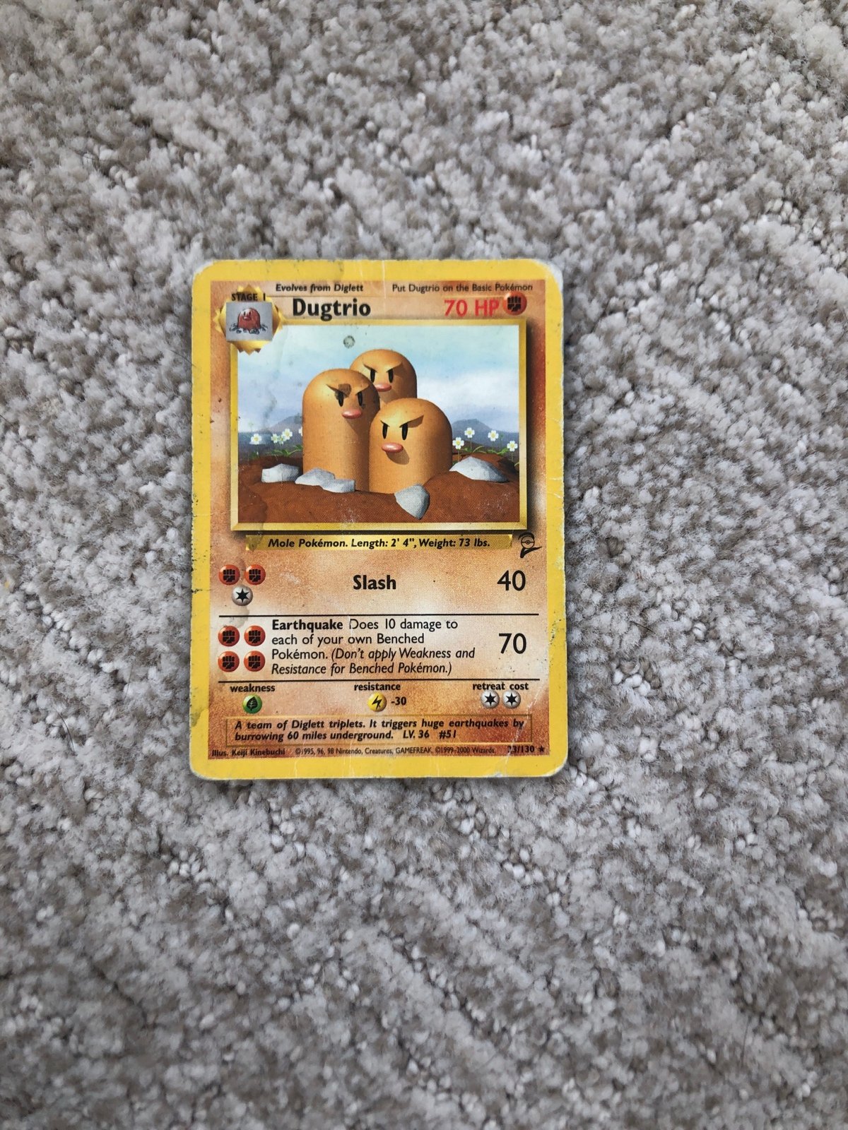 Dugtrio from base set 2!