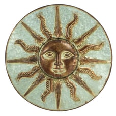 Celestial Sun Plaque Art Wall Decor Patio Yard Porch Garden Decor-18''D