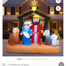 Christmas Nativity inflatable. New in box