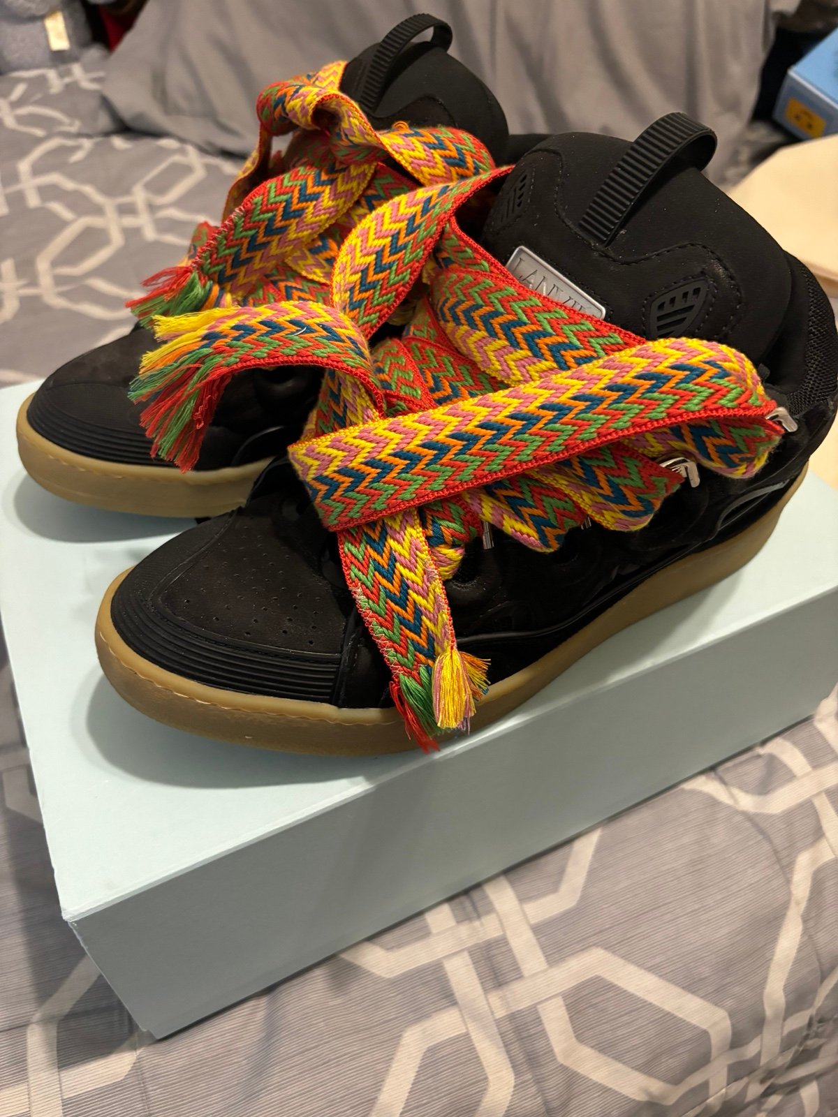 Lanvin curb sneaker