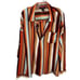 NWOT Forever 21 Striped Print Button Shirt Multicolored 3X