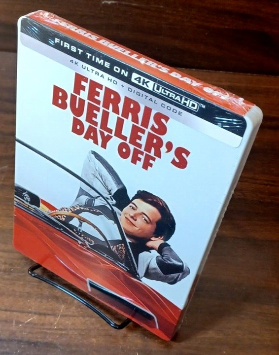 Ferris Bueller’s Day Off Steelbook (4K-No Digital)-Disc Unused -Free Box S&H