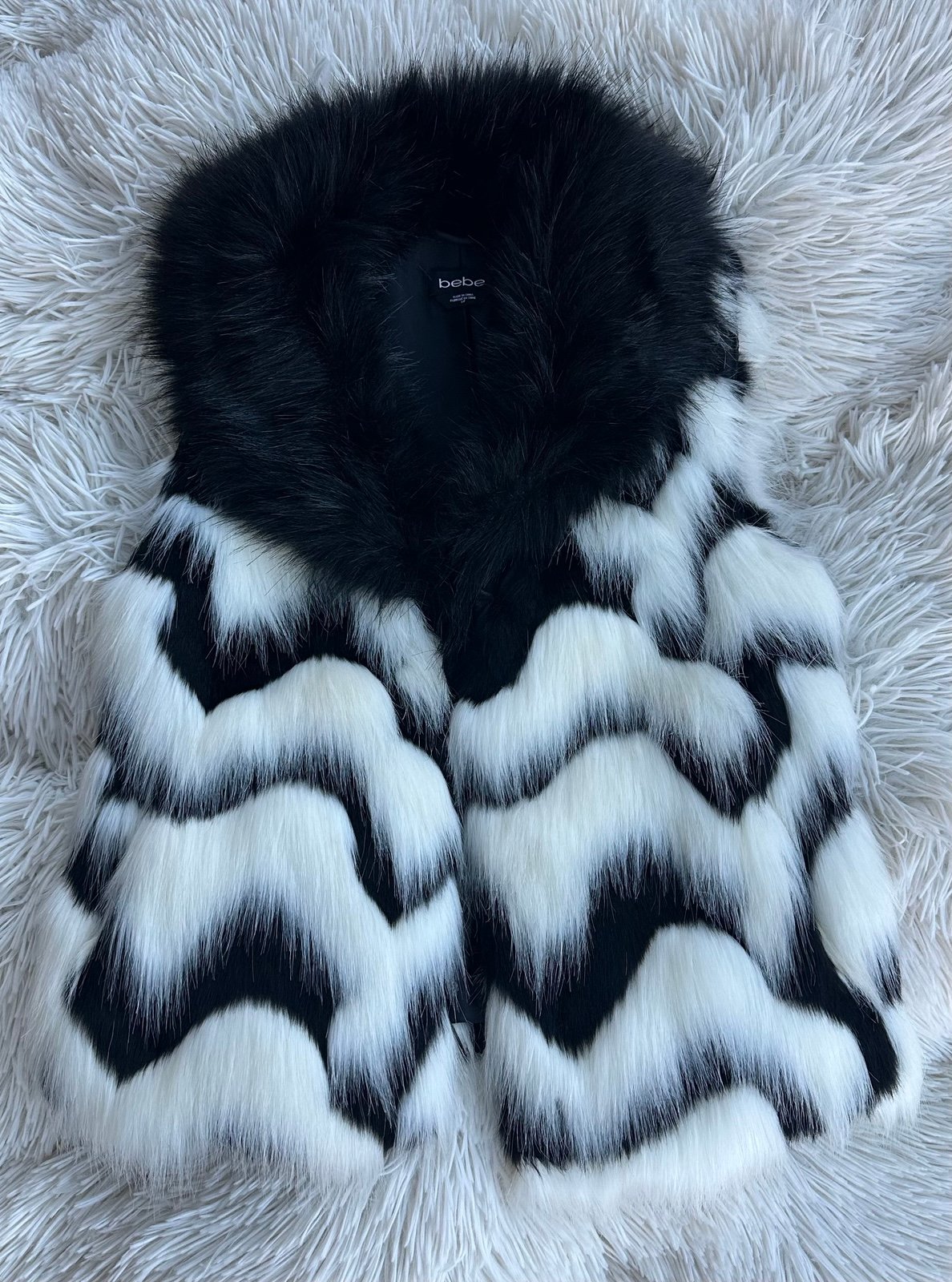Bebe Faux Fur Vest