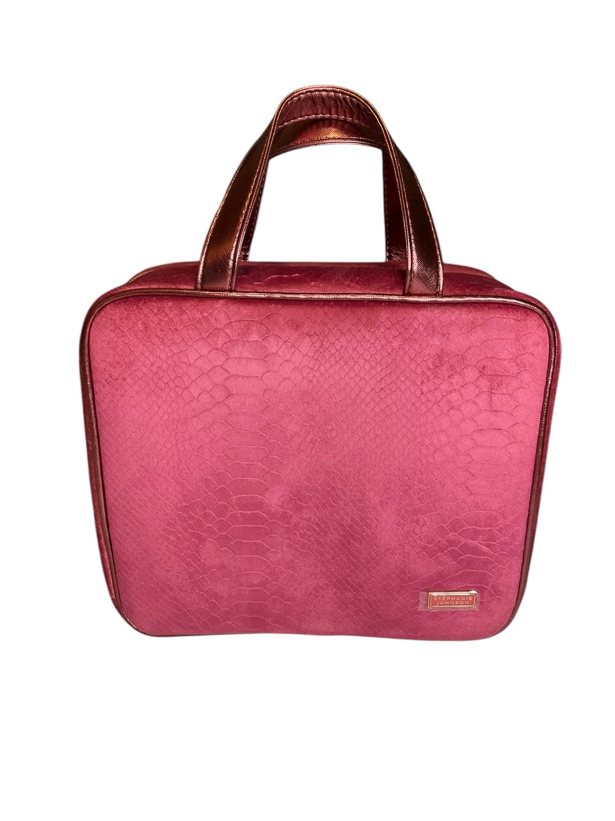 Stephanie Johnson Marais Noir Martha Large Briefcase Cosmetic Case