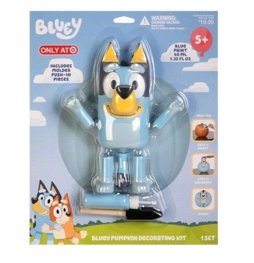 SOLD OUT !!! Disney Bluey Pumpkin Push In Halloween Decorating Kit!