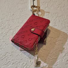 # 152 WOMEN'S N.W.T. COOL RED JUICY COUTURE NOT YOUR BABE TAB WALLET