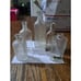 Antique Vintage 5 Apothecary Medicine Bottles Decor Vase Halloween Collectibles