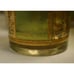 Vintage 24kt Prado Culver Glasses Green and Gold Checkered Mid-century Set of 4