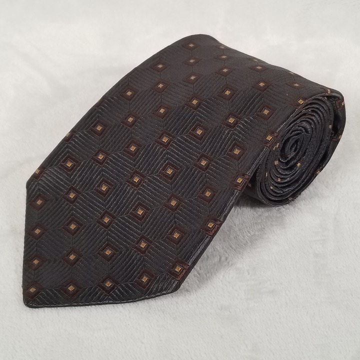 Robert Talbott Best of Glass Nordstrom Men Tie Geometrics 3 7/8 by 57 3/8 EUC
