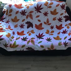 Fall Throw Blanket, Halloween Pumpkin Autumn Plush Fall Decor Fleece Fuzz 50x60