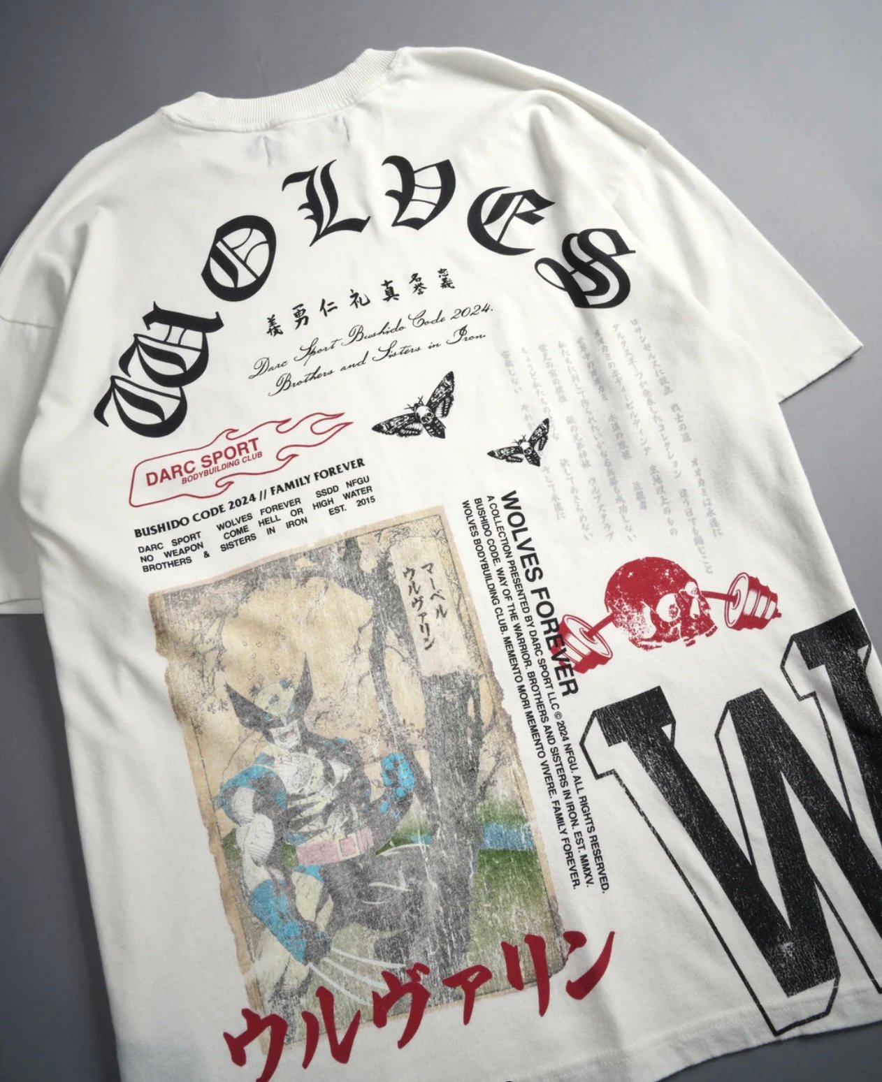 DARC SPORT X MARVEL “WOLVERINE BUSHIDO” OVERSIZED TEE XL