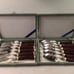 Vintage Faux Stag Horn Antler Spoons & Forks Set for 5 Placements