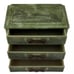 Vintage Green 3 Drawer Blastic box Asian Design