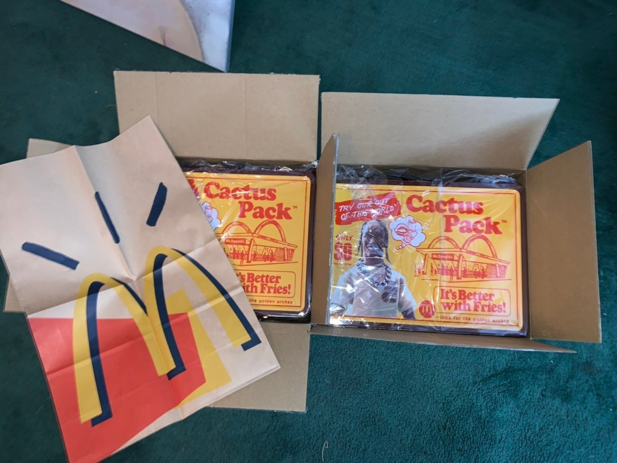 2Cactus jack mcds lunch boxes (read disc