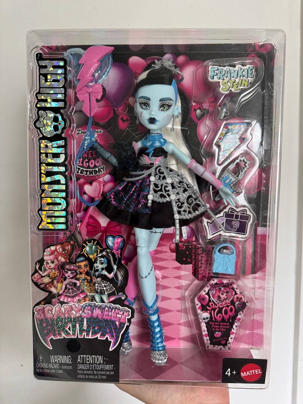 Monster High Frankie Stein Scary Sweet Birthday Doll - NIB