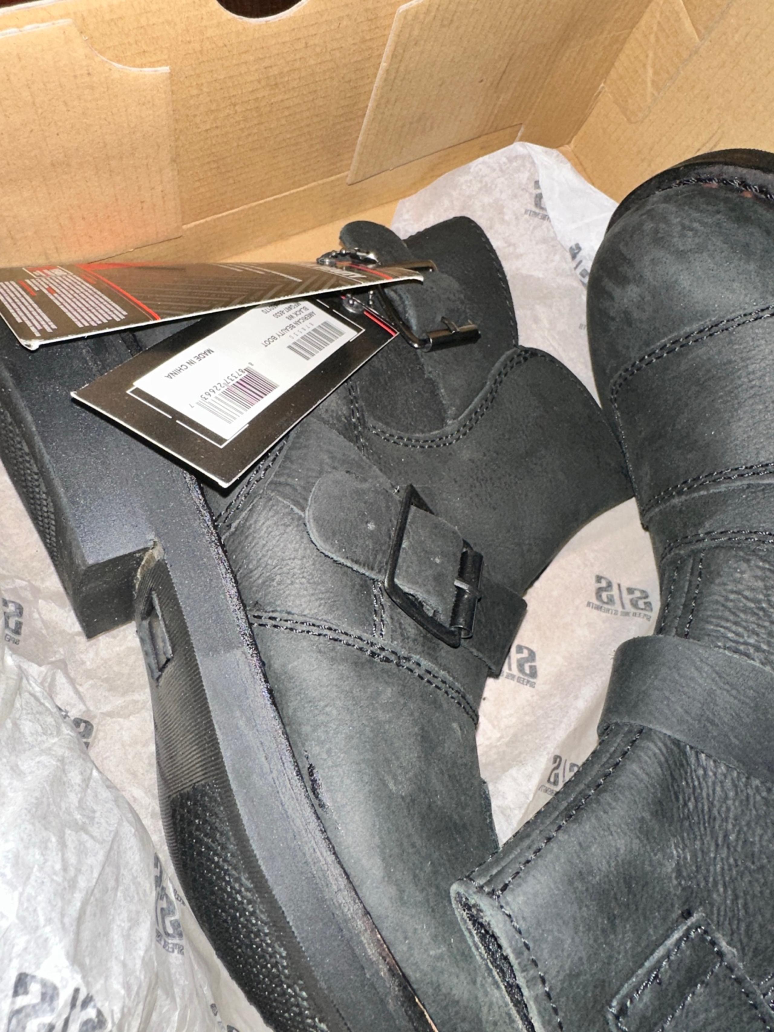 Speed and Strength 878530 Women's Black Motorcycle Biker Riding Boots Size 7