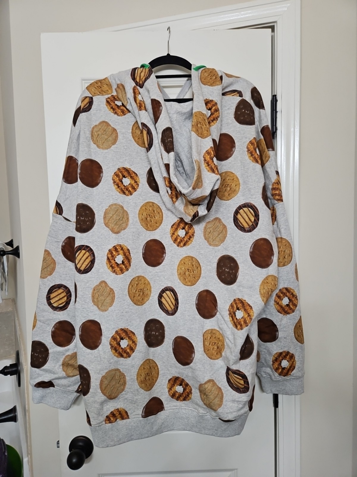 NIP Girl Scouts Photo Cookie Zip up Hoodie 3X