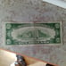 Old US paper money 10 bill with fancy serial numbers