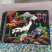Vintage Japanese Island Black lacquer Peacock Footed Table Scrapbook photo album