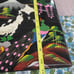 Vintage Japanese Island Black lacquer Peacock Footed Table Scrapbook photo album
